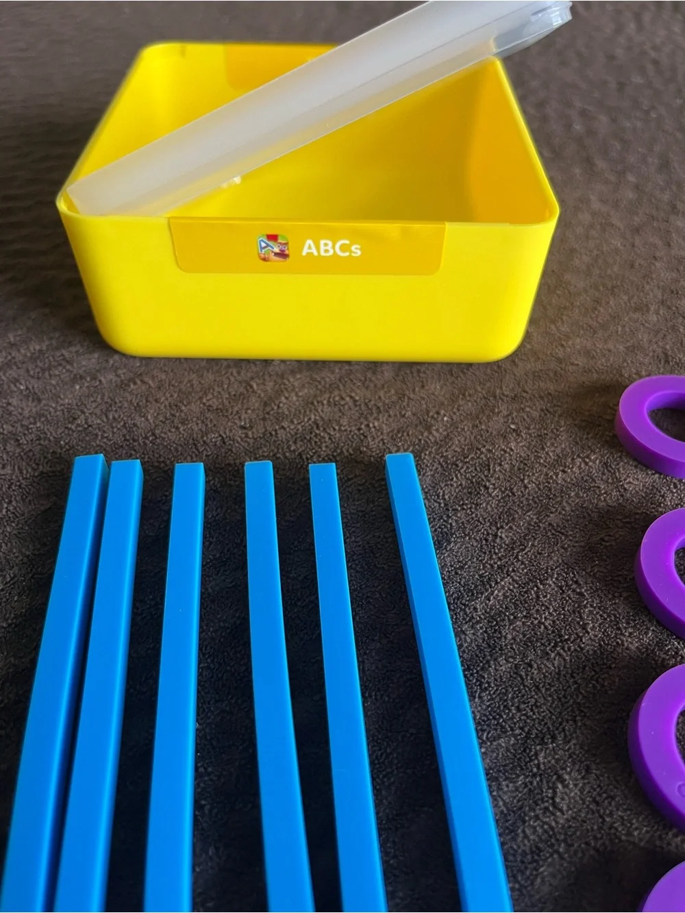 Osmo ABC Squiggle Magic In Box 38 PC Complete Sticks & Rings Little Genius W59